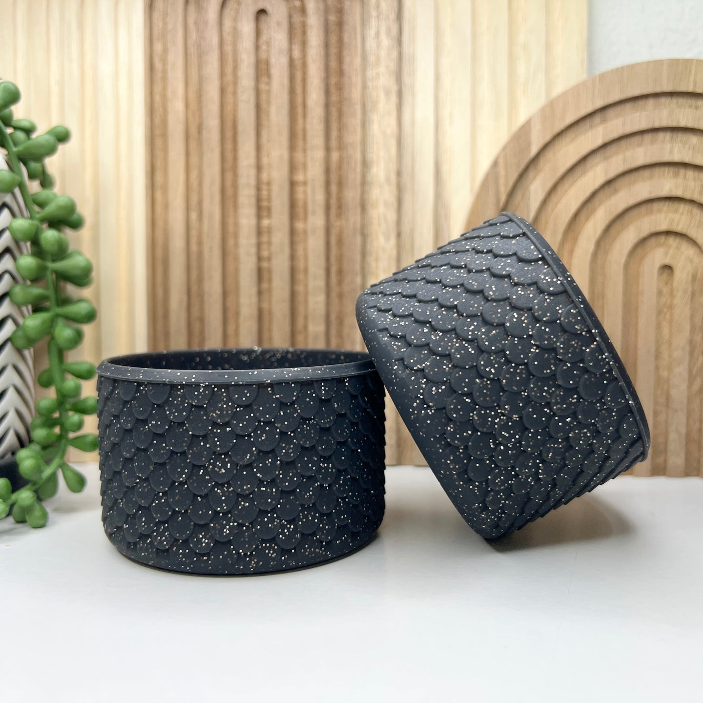 Sparkle Black Mermaid Tumbler Boot